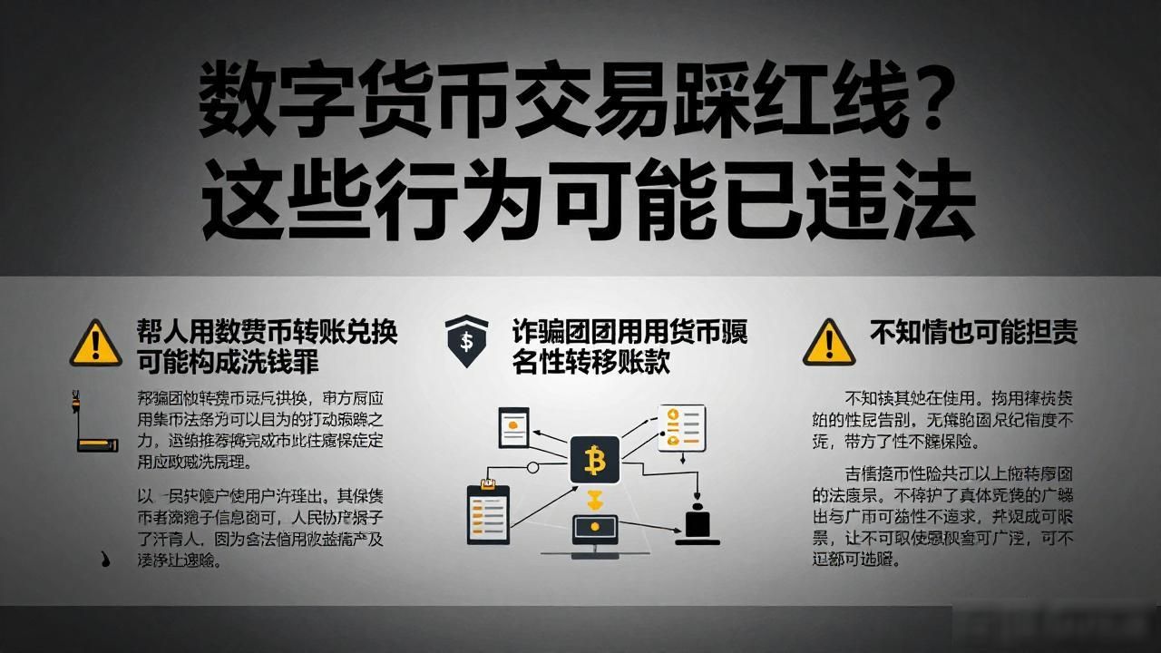 数字货币交易法律风险_数字货币违法使用案例_用数字货币违法