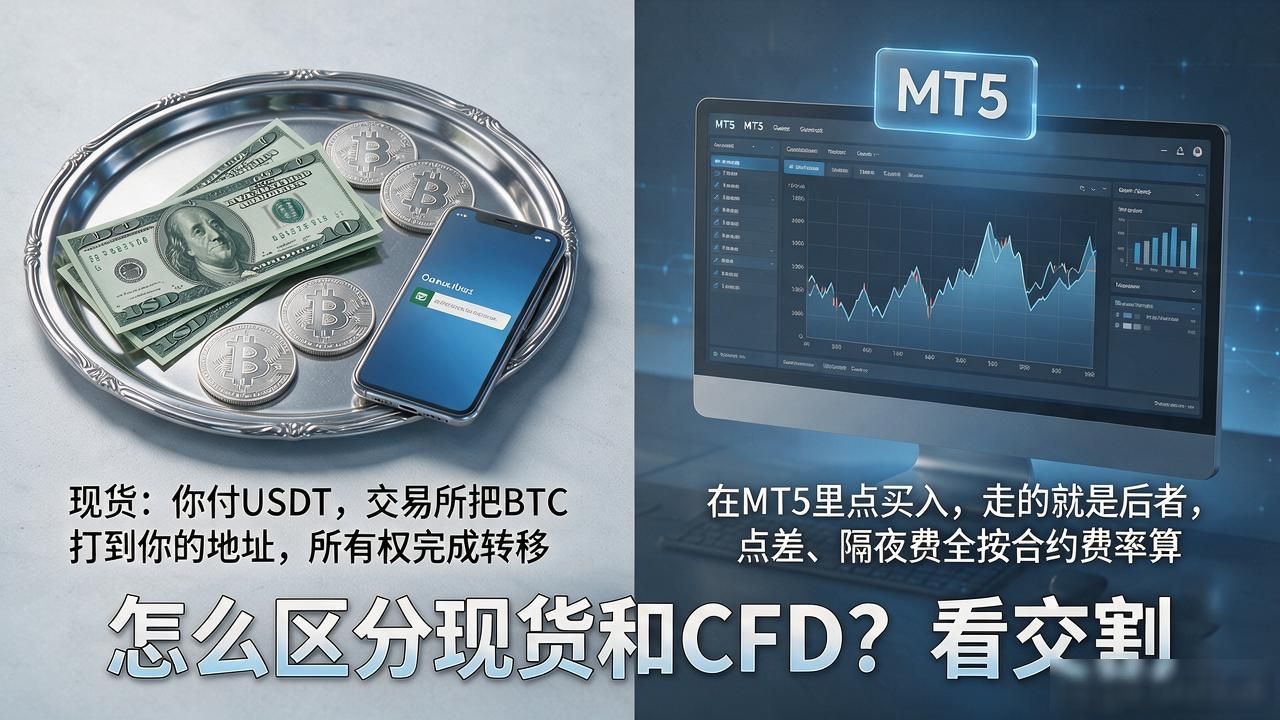 外汇与加密货币CFD区别_mt5可以做数字货币现货吗_MT5是否支持现货交易