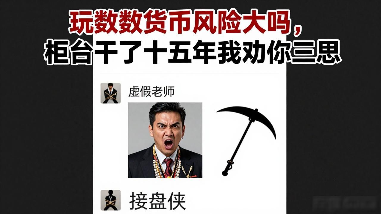 玩数字货币风险大吗，柜台干了十五年我劝你三思