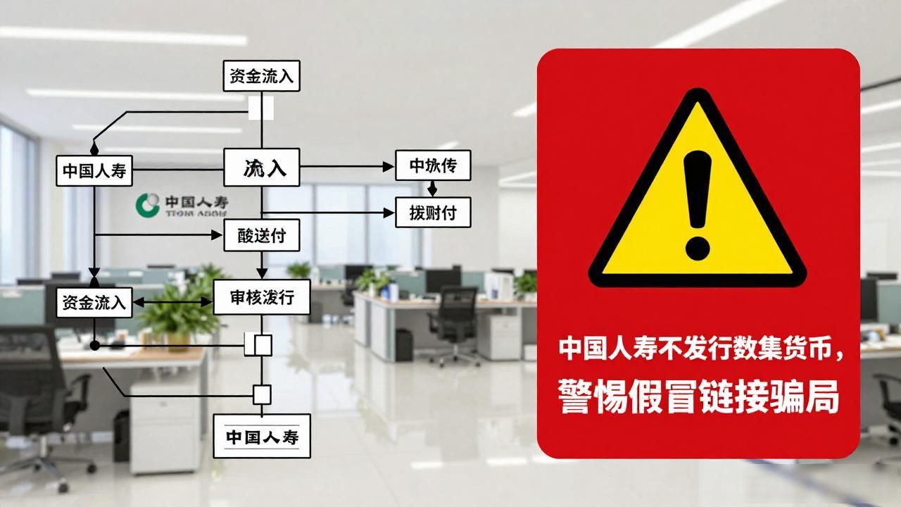 中国人寿不发行数字货币，警惕假冒链接骗局