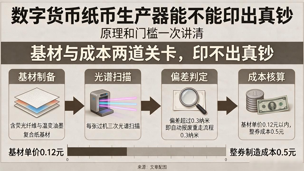 数字货币纸币生产器能不能印出真钞 原理和门槛一次讲清