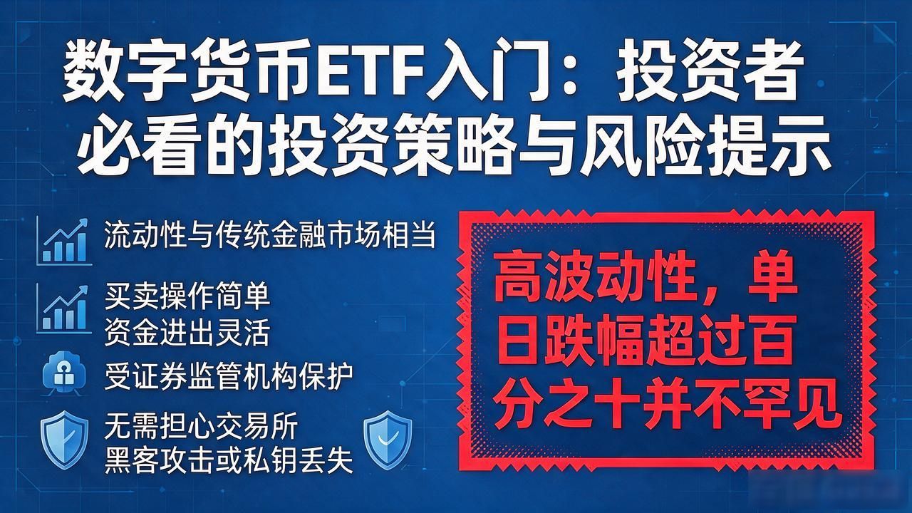 数字货币ETF入门：投资者必看的投资策略与风险提示