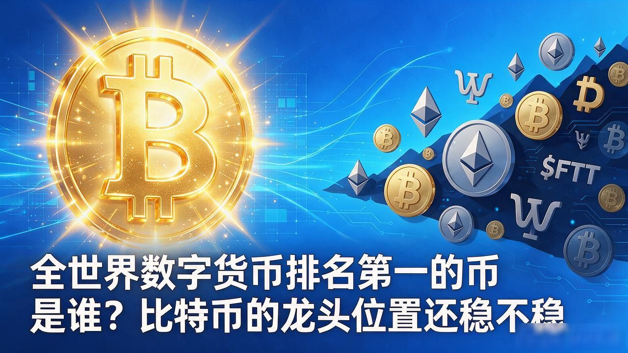 全世界数字货币排名第一的币是谁？比特币的龙头位置还稳不稳