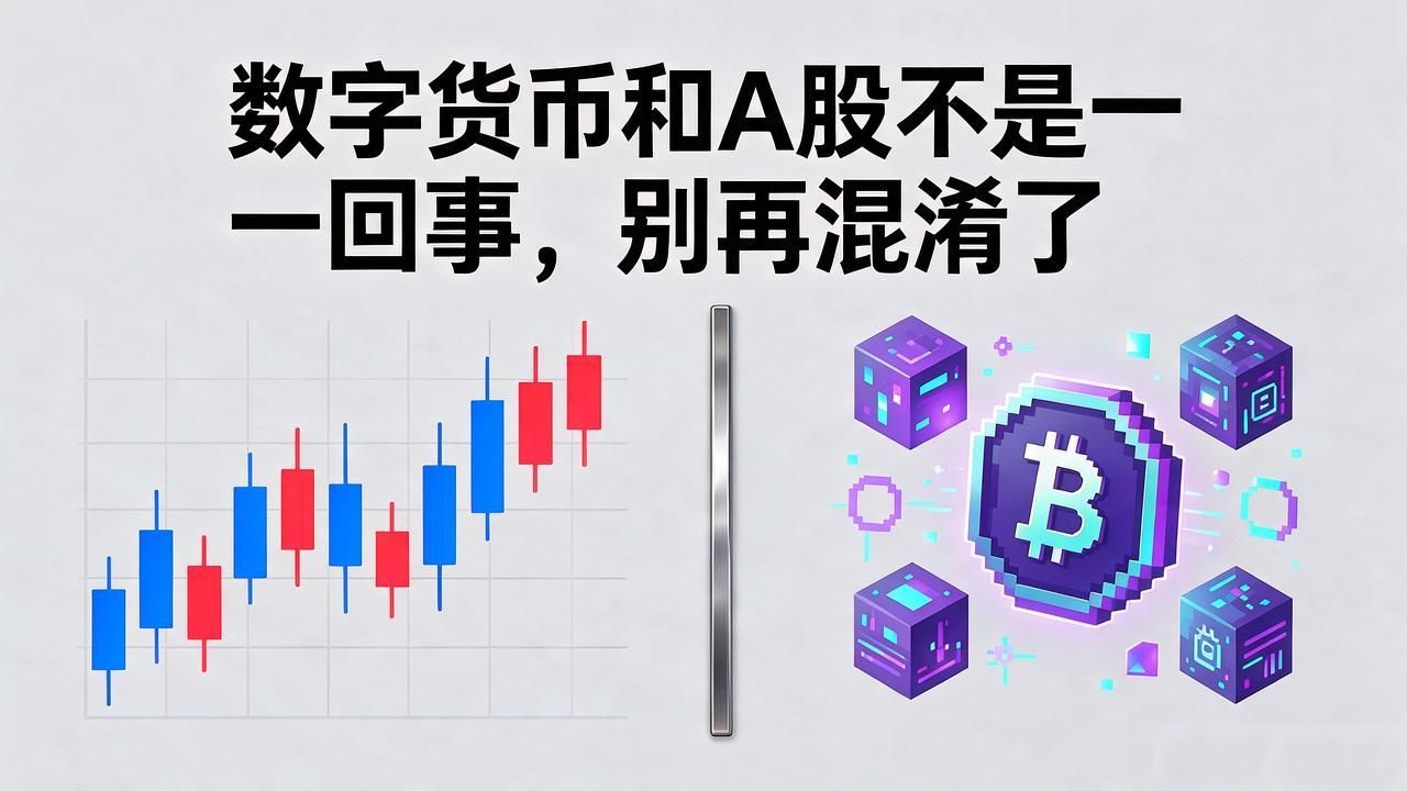 数字货币和A股不是一回事，别再混淆了