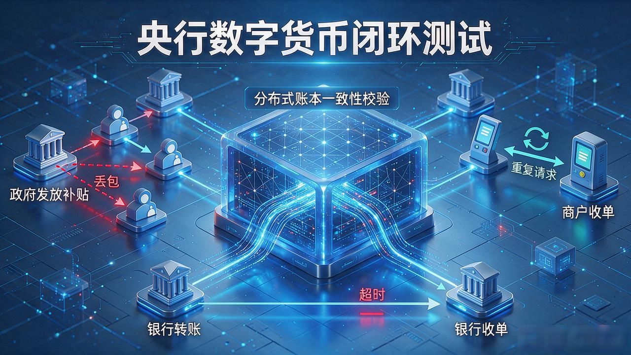 央行数字货币闭环测试_数字人民币全链路测试_央行数字货币闭环测试