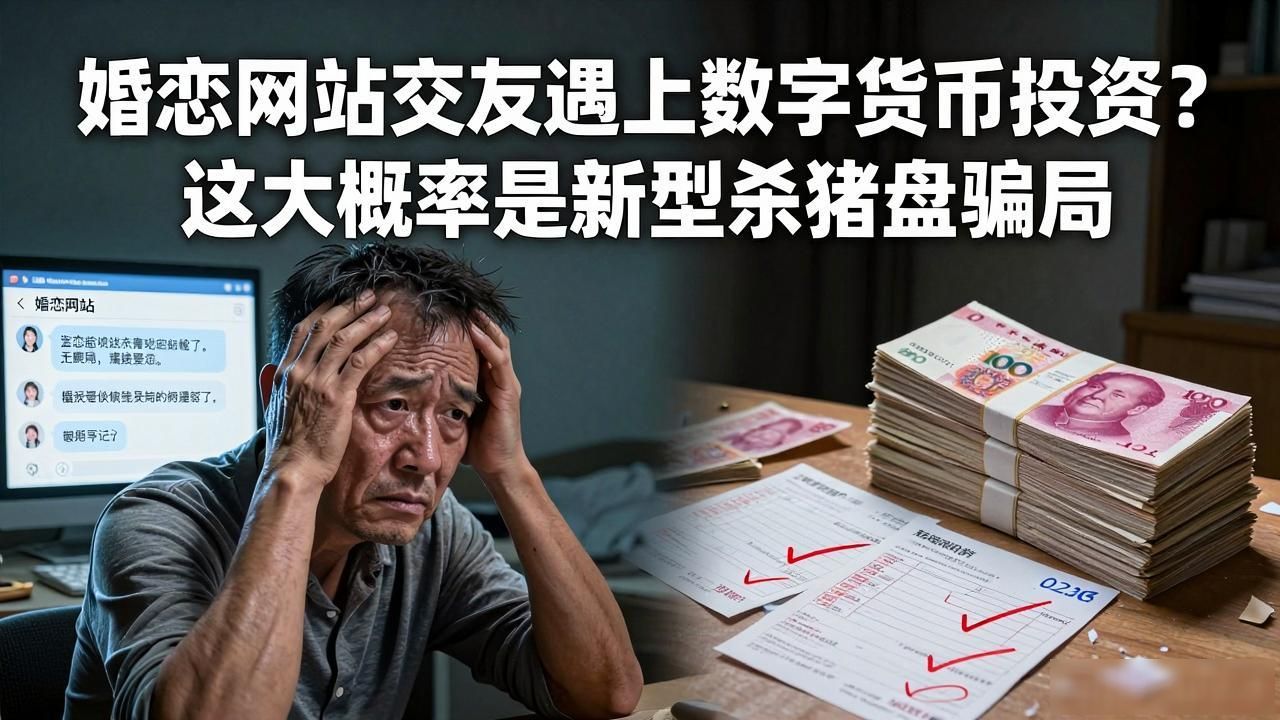 婚恋网站交友遇上数字货币投资？这大概率是新型杀猪盘骗局