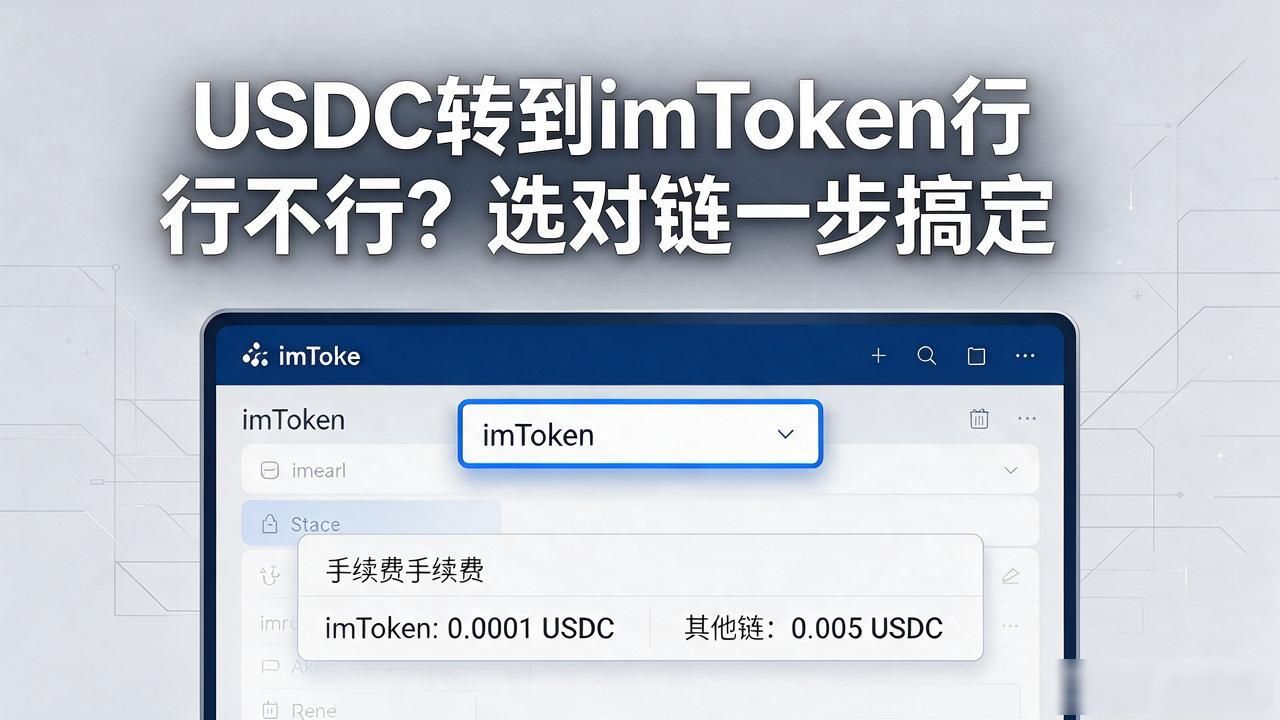 imToken添加USDC教程_不同链USDC提币手续费对比_usdc能转到imtoken吗