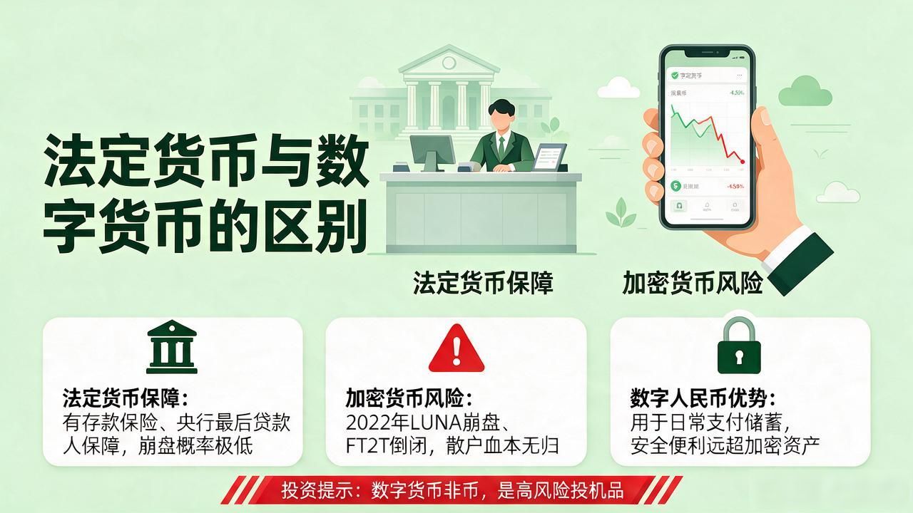 法定货币和数字货币到底有啥区别？