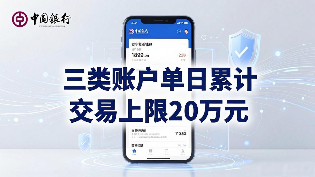 中国银行数字货币交易次数限制？一文说清钱包限额