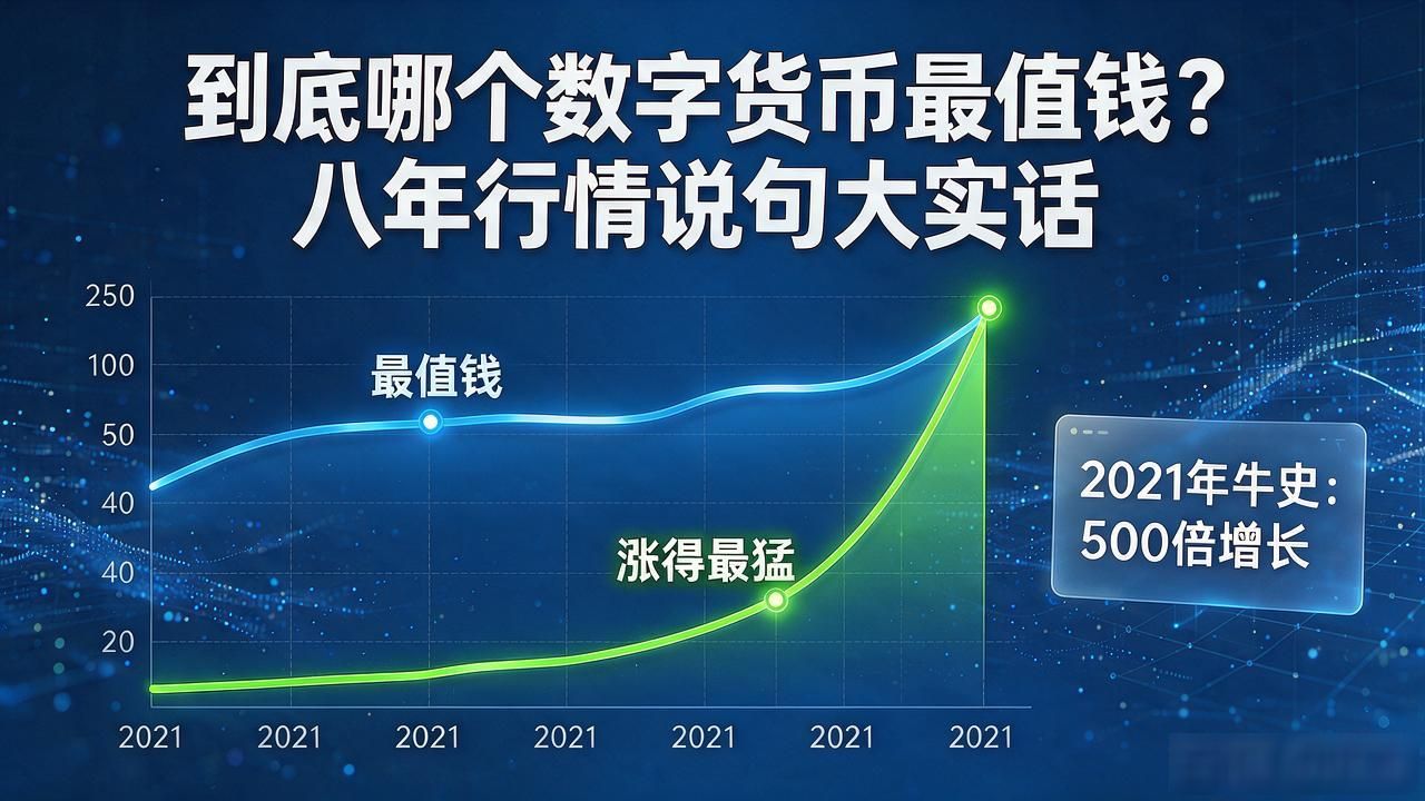 到底哪个数字货币最值钱？八年行情说句大实话