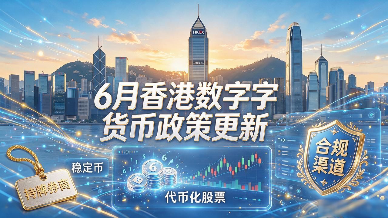 6月香港数字货币政策大更新，稳定币和代币化港股普通人怎么参与