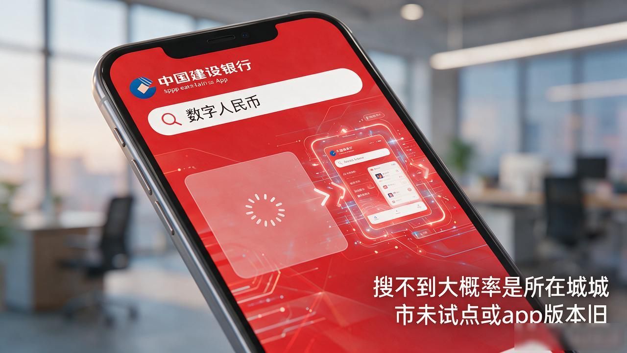 建行App为什么没有数字货币？搞明白这几点就不迷糊了