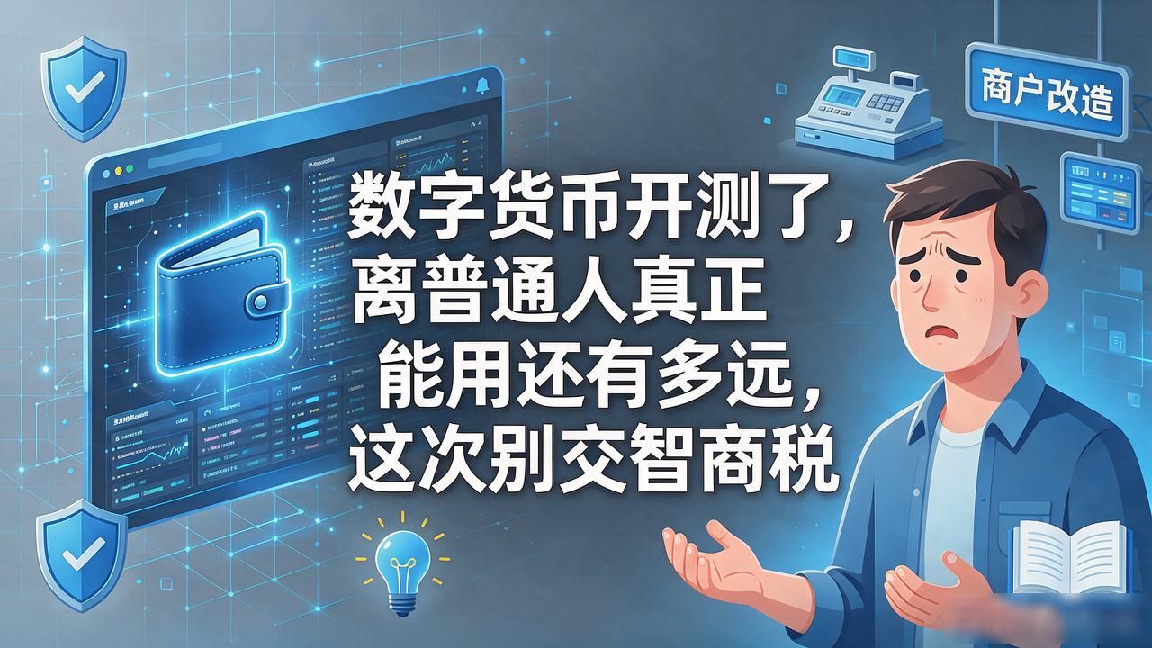 数字货币开测了，离普通人真正能用还有多远，这次别交智商税