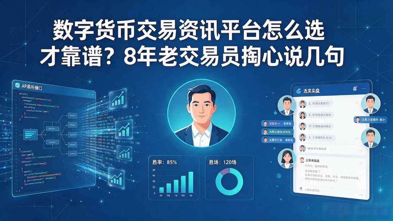 数字货币交易资讯平台怎么选才靠谱？8年老交易员掏心说几句