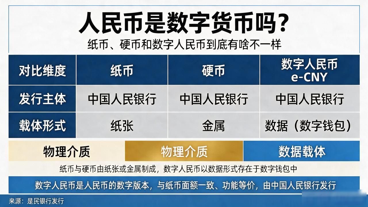 数字人民币和比特币的区别_数字人民币是法定货币吗_人民币是数字货币吗