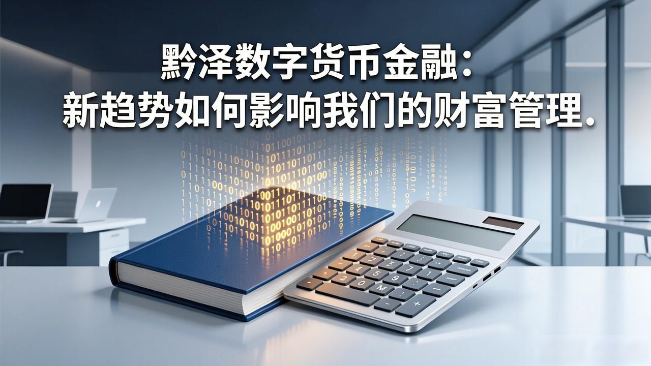 黔泽数字货币金融：新趋势如何影响我们的财富管理