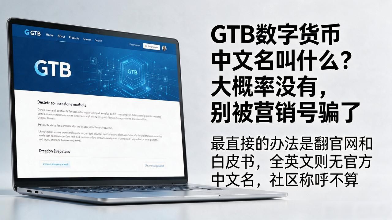 GTB数字货币中文名叫什么？大概率没有，别被营销号骗了