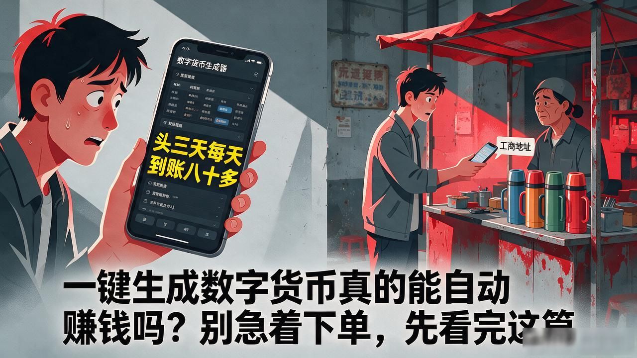一键生成数字货币_数字货币生成器骗局_资金盘识别