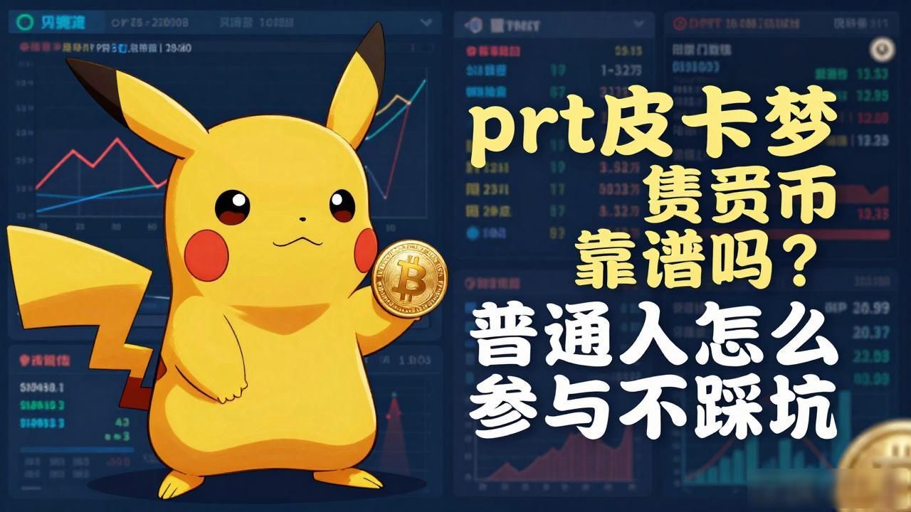 prt皮卡丘数字货币靠谱吗？普通人怎么参与不踩坑