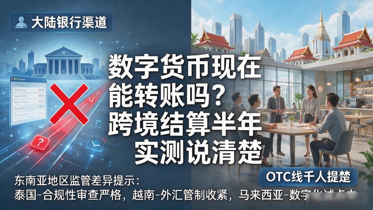 数字货币现在能转账吗？跨境结算半年实测说清楚