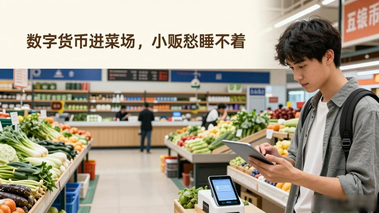 数字货币进菜场，小贩愁得睡不着